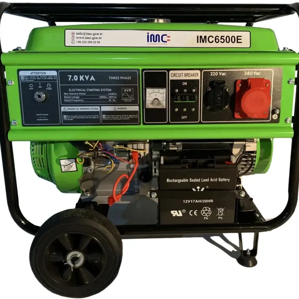 генератор 6,5 кВт. порт.бенз.однофаз. IMC 7800E