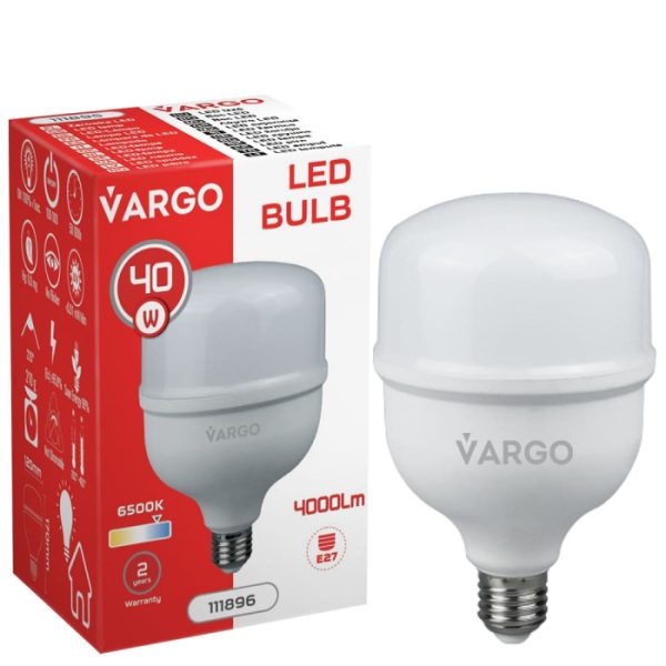 VARGO LED  лампа 40Вт 6500К Е27 220 v-111896