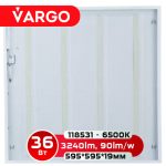 VARGO Led панель призматик 36W 595*595*19  6500K