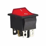 KCD2-202N R/B 220V Перемикач 1 клав.