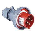 Вилка силова 32А/4(3Р+РЕ) ІР67 TP electrik