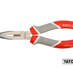 Тонкогубці нікельовані загнуті YATO L-160mm
