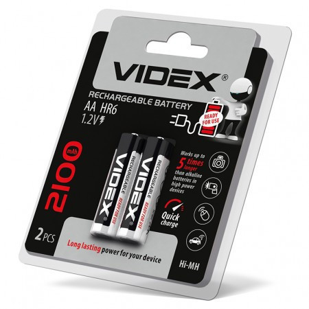 4558782069_w640_h640_akkumulyator-videx-hr6.jpg Аккумулятор Videx HR6/AA 2100mAh 1шт - Зображення 1