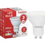 VAARGO LED лампа GU10 3w 4000K 111206