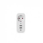 Адаптер 1гн.з/з 2USB+USB-C White Videx