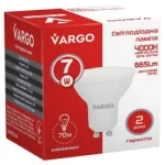 VAARGO LED лампа GU10 7w 4000K 116011