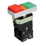 Кнопка XB2-BW8465 1NO+1NC "I-0"подвійна з підсвідкой