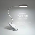 LED лампа настільна з акумм.TITANIUM 7W 3000-6500K сіра