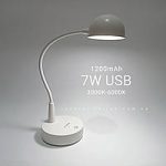 LED лампа настільна з акумм.TITANIUM 7W 3000-6500K рожева