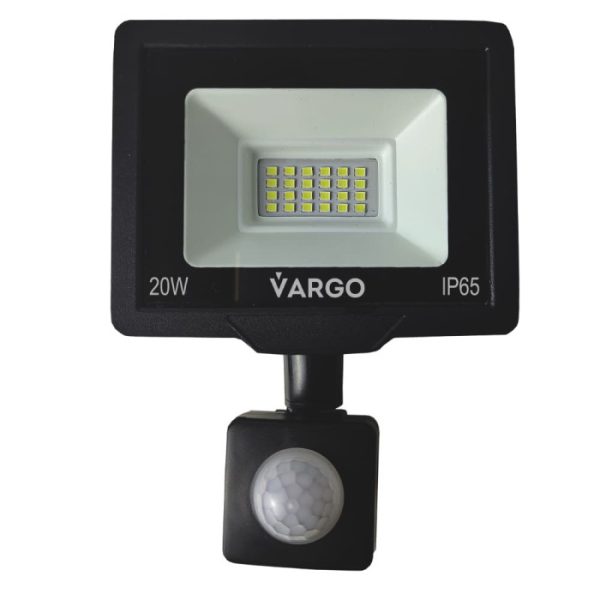 Світлодіодний прожектор VARGO  з датчиком руху 20W 6500K