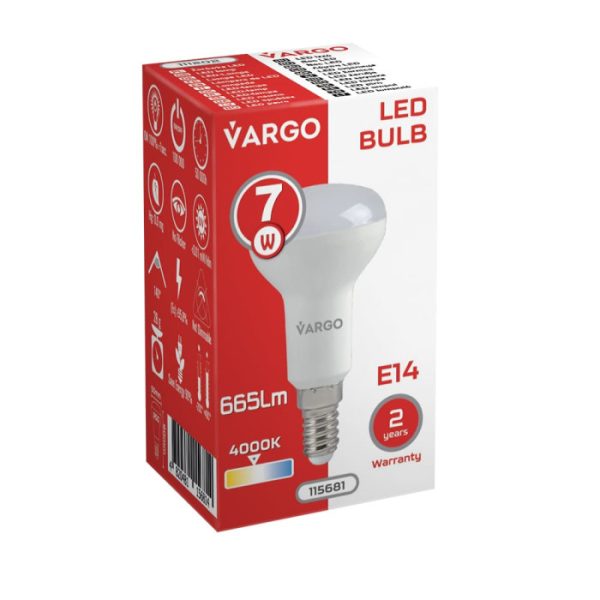 VARGO LED R50 7w 4000K E14 220V v-115681