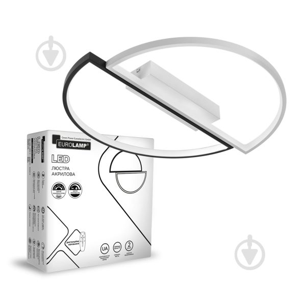 EUROLAMP LED Люстра світлодіодна акрилова кругла A49 115W 6500K