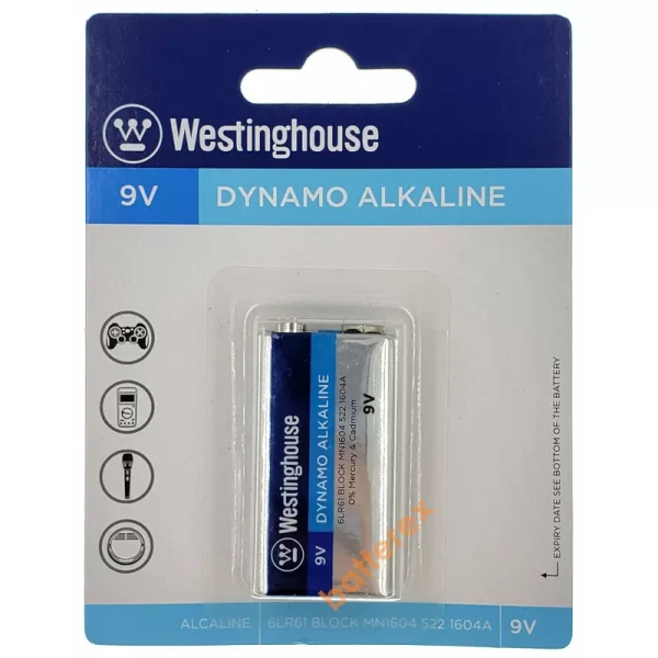 Westimghouse Батарейка лужена крона 9V
