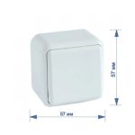 Вим. RIGHT HAUSEN ASTRA NV 1-й зовн. білий HN-017011