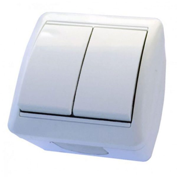 Вим. RIGHT HAUSEN BERTA NV 2-й зовн. білий IP54 HN-013021