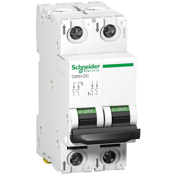 Автоматичний вимикач Schneider Electric C60H-DC 500V 2P 16A C