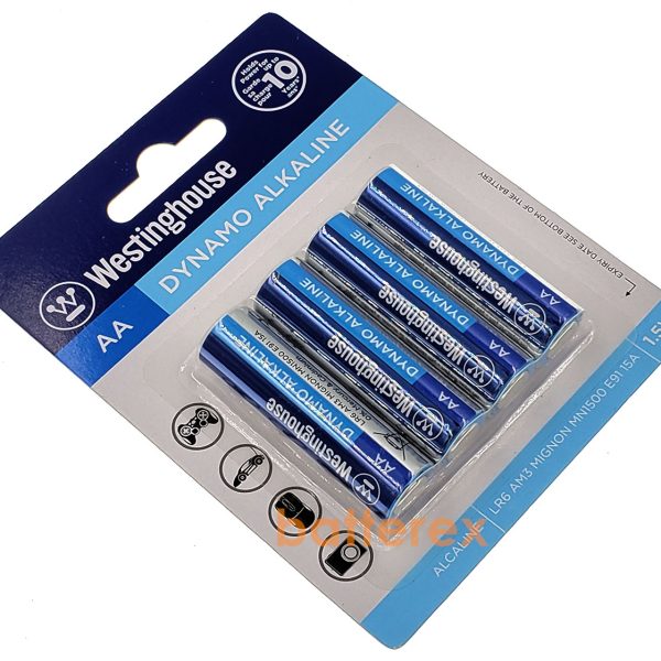 Westinghouse Alkaline Батарайка лужена АА/LR6 4шт/уп