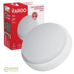 VARGO Світильник ЖКХ 20Вт 5000К IP54 коло з датчиком руху 175*175*55мм