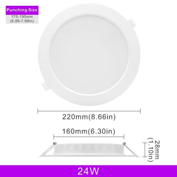 Св-к вбуд. LED PANEL RIGHT HAUSEN коло UNIVERSAL 32W 6500K IP20 HN-2343042