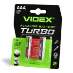 Батарейка лужена  VIDEX LR03/AAA Turbo Blister