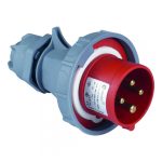 Вилка силова 16А/4(3Р+РЕ) ІР67 TP electrik