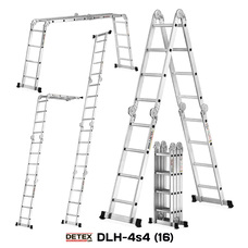 dlh-4s4-z-logo-jpg-1-228x228-1.jpg Драбина алюм.трансформер DETEX DLH-4s4 шарнірна 4секц. - Зображення 1