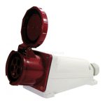 Силова розетка стаціонарна e.socket.pro.5.63, 5п., 380В, 63А (135) E.NEXT