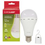EUROLAMP LED Лампа з акумулятором А70 12W E27
