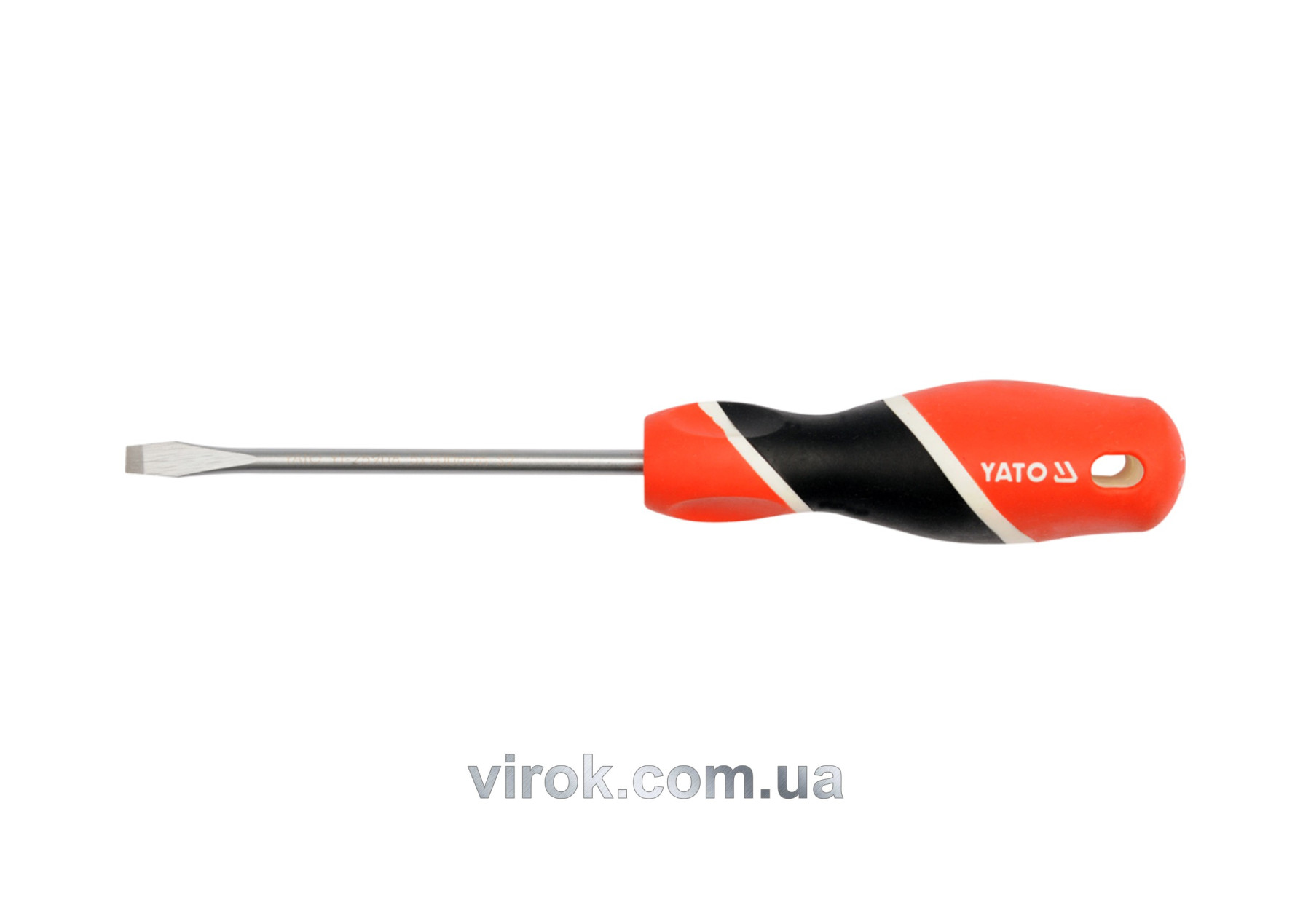 f6d4e0fc-ca8b-11e5-e598-8e887ee7bcbd_1.jpeg Викрутка плоский шліц YATO 5mm L-100mm - Зображення 1