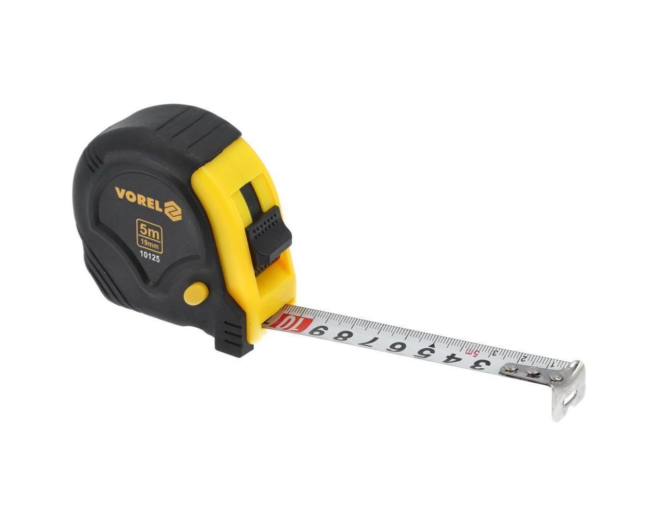 ruletka-z-troma-fiksatoramy-vorel-5-m-kh-19-mm-12097414704967.jpg Рулетка з 3-ма фіксаторами 5м. VOREL - Зображення 1