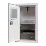 Корпус e.mbox.stand.w.f1.08.z металевий, під 1-ф. ліч.8 мод.що вбуд, з замком