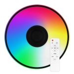 Світильник світлодіодний Biom SMART SML-R27-80-M-RGB 3000-6000K+ RGB 80Вт з д/в музичний BT APP