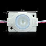Світлодіодний модуль XG5 3030-1 led 1,5W 12V 6000K лінза бочки