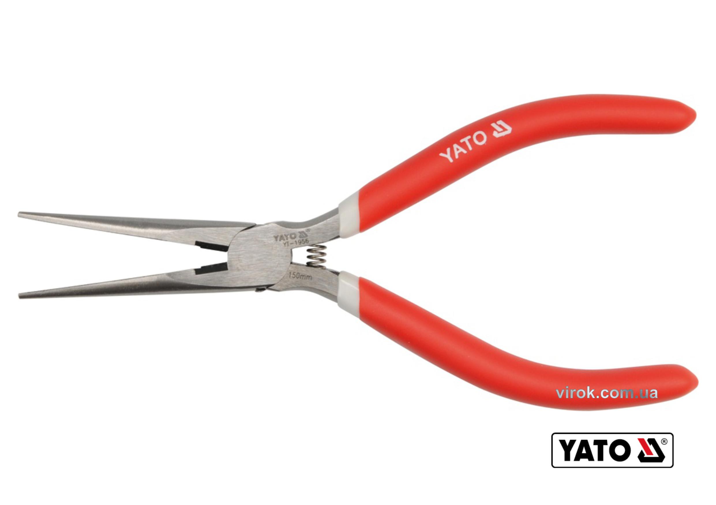 yato_yt-1956.jpg Тонкогцубці прямі YATO 6 l=150mm - Зображення 1