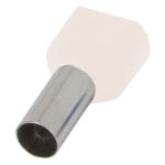 Ізольований наконечник e.terminal.stand.te.2.1.white (TE1008 white) 2x1  кв.мм, білий E.NEXT