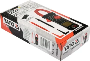 Мультиметр-кліщі для вимірювання електричних параматрів YATO з цифровим дисплєм + чохол - Зображення 3