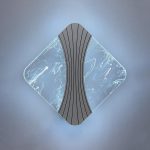 Luminaria Smoke Світильник 17W S200 on/off White 19х19х4,5см.1445Лм.білий метал/акрил - Зображення 3