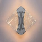 Luminaria Smoke Світильник 17W S200 on/off White 19х19х4,5см.1445Лм.білий метал/акрил - Зображення 4