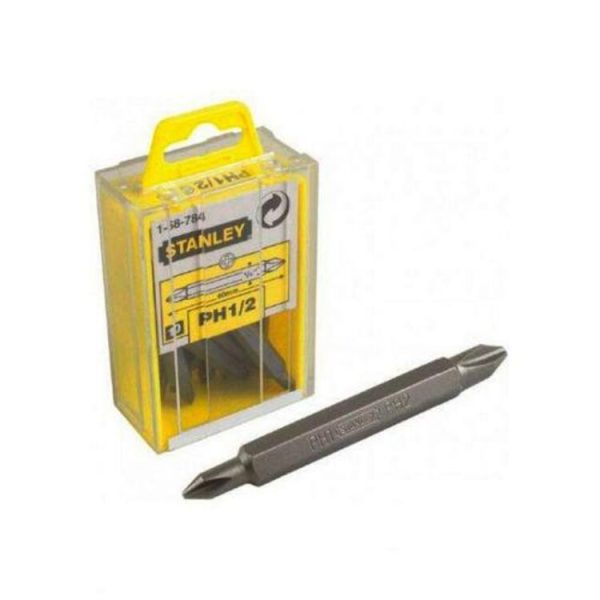Насадка викрутк.двостор.STANLEY PH1=PH2 x60мм