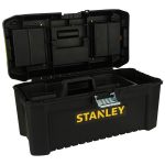 Ящик для інструментів  STANLEY 20х19,5х41см пластиковий, з металевими защіпками - Зображення 3
